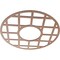 Ekena Millwork O'Neal Wood Fretwork Pierced Ceiling Medallion, Wood (Paint Grade), 36"OD x 13 1/8"ID x 3/8"T CMWP36X36X0375ONMF - alternate 4